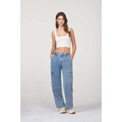 casual loose-fit denim jeans